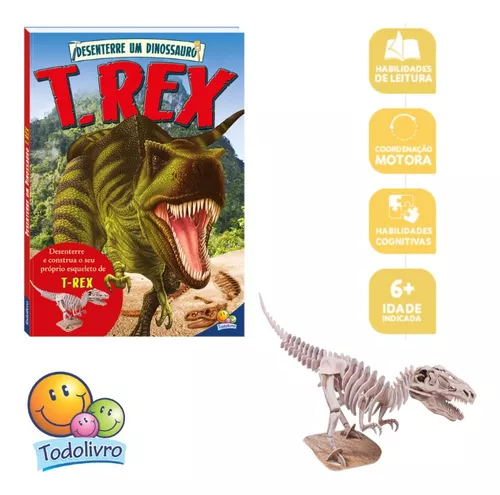 Livro quebra-cabeça - Os Dinossauros