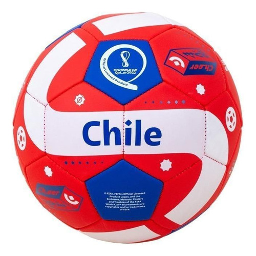 Balón Pelota Fútbol Chile Edicion Especial Qatar 2022