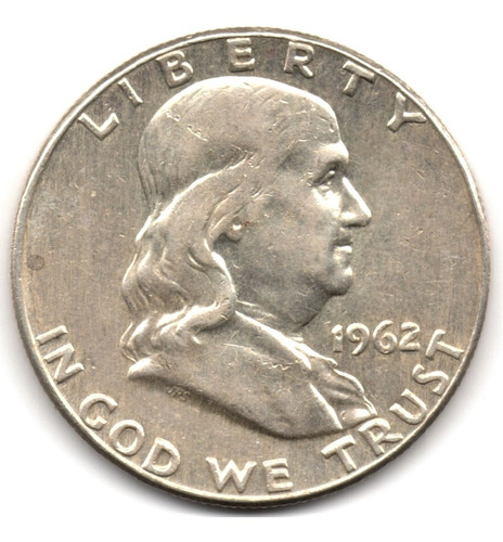 Estados Unidos Medio Dólar 1962 Plata