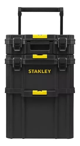 Caja de herramientas Stanley STST83319-1 de plástico con ruedas 375mm x  730mm x 300mm amarilla y negra