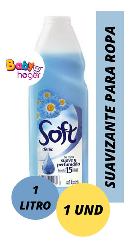 Suavizante Soft 1 Litros X1und 