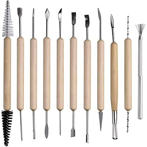 11pcs Clay Sculpting Tools Polymer Clay Tools For Adult...