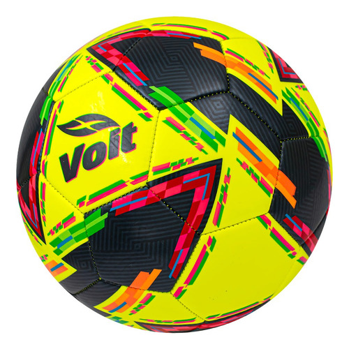 Balón De Fútbol No.4 Cl 2025 Morph Amarillo Cosido A Maquina Amarillo