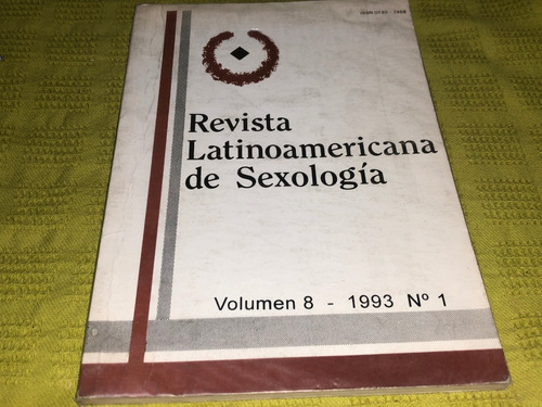 Revista Latinoamericana De Sexología Vol. 8 1993 N°1