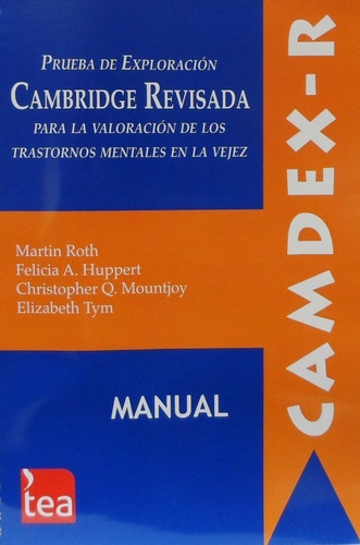 Test Camdex-r Exploración Cambridge Revisada Trast Vejez