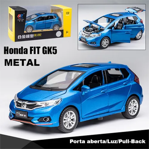 Compatible Con Honda Fit Miniatura Escala 1:32 De Metal