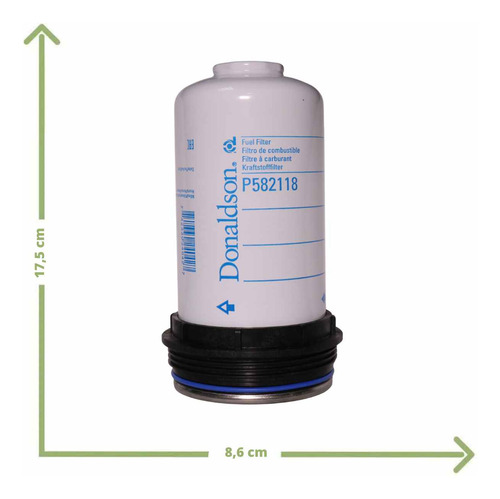 Kit Filtro De Combustível Trator Valtra Acp0566310 Donaldson