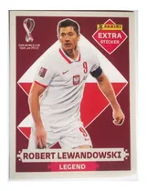 Comprar Figurita Qatar 2022 Lewandowski Legend Extra Original Panini