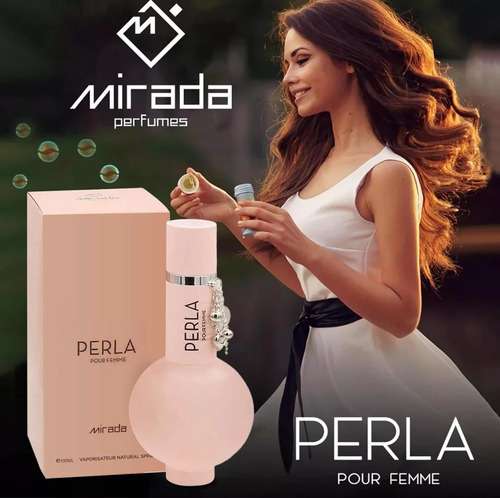 Perfume Árabe Perla By Mirada Edp 100 Ml Dama