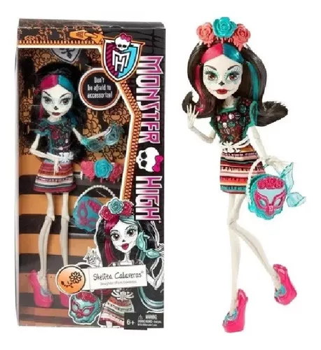 Preços baixos em Mattel Skelita Calaveras Boneca Monster High Bonecas e  Brinquedos