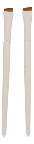 2 Piezas Cepillo De Ceja Angular Maquillaje Profesional