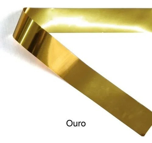 Fita Metaloide 30mm X 50mts - Cores Cor Dourado