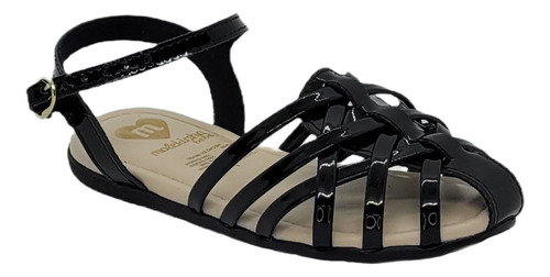 Sandalias Molekinha Negro Niñas 2114.262.13488.15745