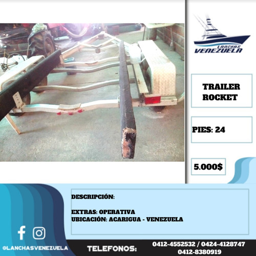 Imagen 1 de 4 de Trailer Rocket 24 Lv501