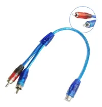 Comprar Cable Convertidor De Plug 1 Rca Hembra A Plug 2 Rca Macho