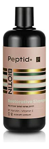 Champú Peptid+ Biotin Con Vitamina E Y Queratina Para Cabell