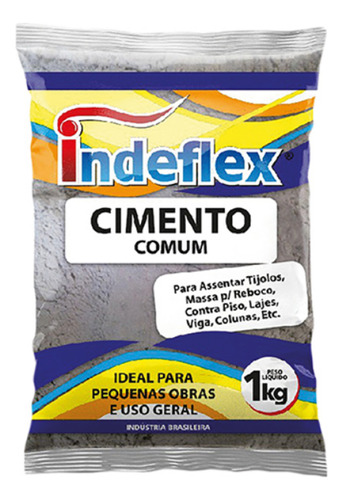 Cimento Comum 1 Kg - Indeflex