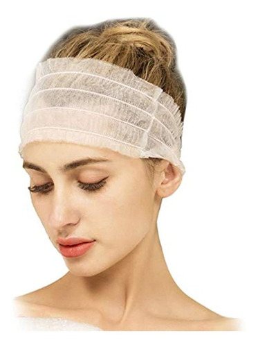 Diademas De Spa Facial Desechables Lifesoft, Envueltas Indiv