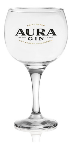 Aura Gin 700ml + Copa Balloon Gin Tonic Aura Gin 610ml