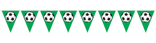 Banderin Pelota Futbol Banner Accesorio Fiesta 1 Unidad