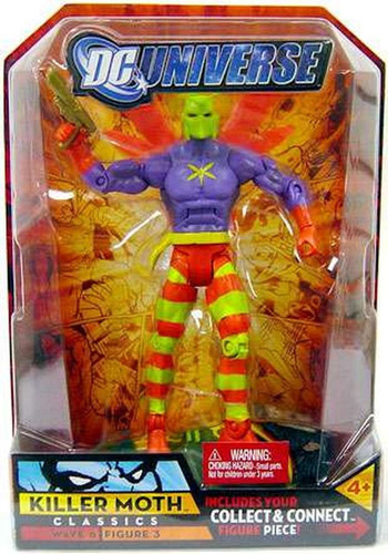 Dc Universe Killer Moth. En Blister Cerrado. Mattel