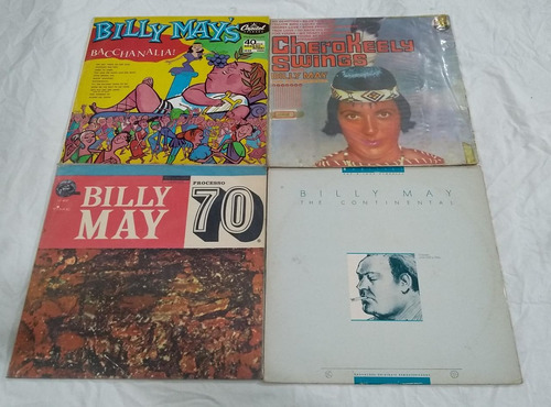 Lp Vinil - Billy May - 4 Discos