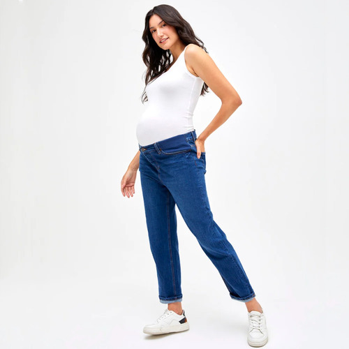 Jeans Maternal - Ma.de - Básico Azul
