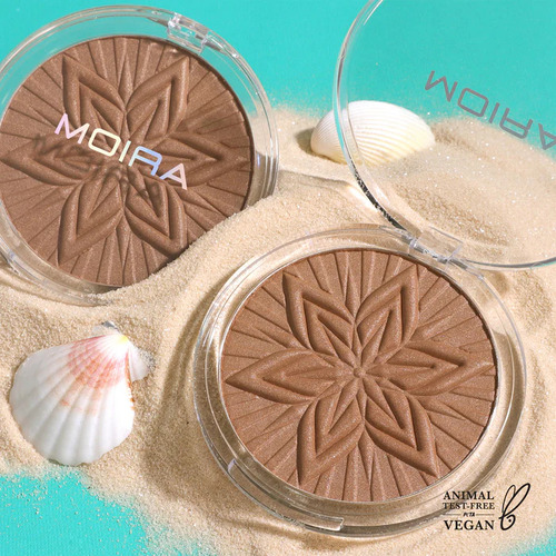 Iluminador Bronceador En Polvo Rostro Y Cuerpo Moira Bronzer