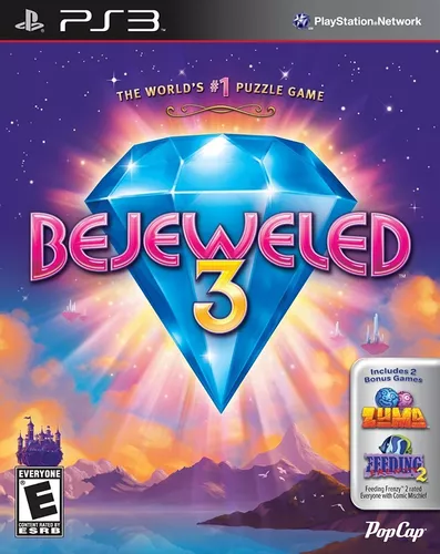 Jogo Bejeweled 3 Playstation Ps3 Mídia Física Original Usado