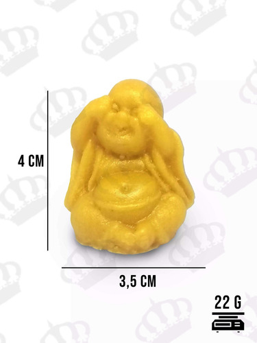 Imagem 2 de 5 de Molde Forma Silicone Kit Buda Não Veja, Não Ouça, Não Fale