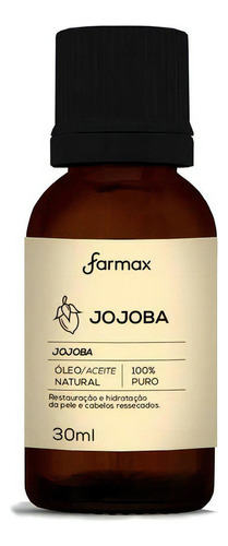 Óleo De  Jojoba Natural Farmax 100% Puro 30ml