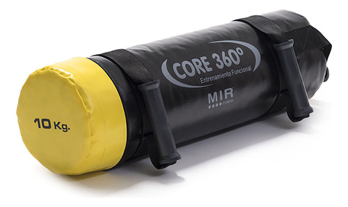 Mir Fitness Bolsa Mir Core 10 Kg En Negro Y Amarillo | Stock Color Negro/amarillo