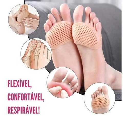 Imagem 2 de 10 de Palmilha Em Gel Silicone
