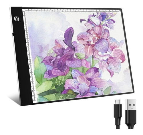 Imagen 1 de 7 de Tablero De Dibujo Led De Papel A4, Tablero De Copia