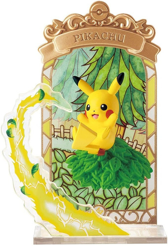 Pokemon Figura Stained Glass Pikachu Rement