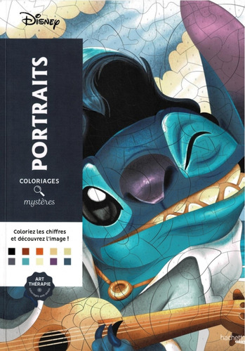 Libro  Colorea Y Descubre El Misterio Portraits Stich 