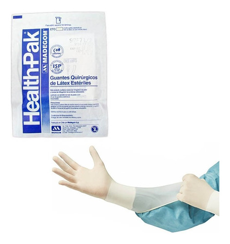 Guantes Quirúrgicosde Latex Esteriles. Pack De 10 Unidades