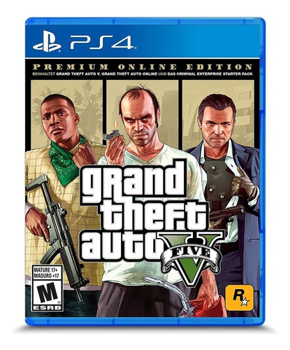 Juego Ps4 Grand Theft Auto V Latam - G0005432