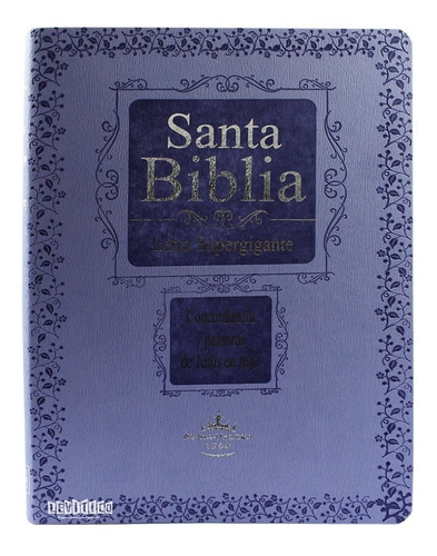 Biblia Letra Supergigante Reina Valera 1960 Lila Con Índice