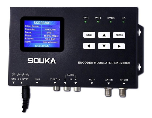 Encoder Y Modulador Hdmi A Rf Isdb-t Souka Skd2036c