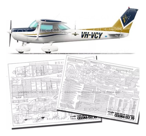 Plano Rc Cessna 152 Balsa
