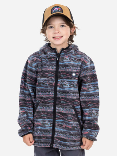 Poleron Micropolar Tik Multicolor Infantil Maui And Sons