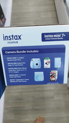 Imagen 4 de 4 de Cámara Mini Instax 7+ Fujiflim Nueva 120verdes