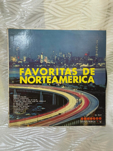 Favoritas De Norteamérica Columbia Disco Lp Vinilo Acetato 