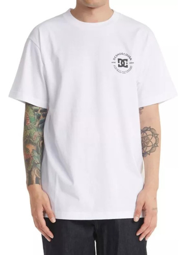 Playera Dc Shoes Starpilot Blanco Hombre Adyzt04991-wbb0