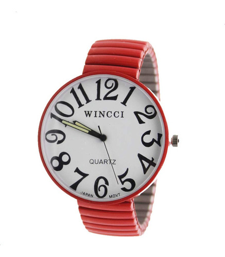 Nuevo Reloj Clasico Para Mujer Con Banda Elastica Facil De L