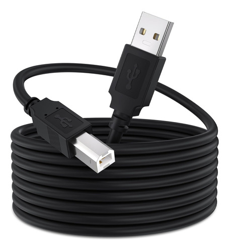 Cable De Impresora Usb 2.0 De 30 Pies, Cable De Impresora De