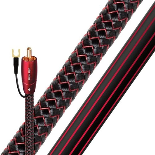 Audioquest Irish Red 2m Subwoofer Cable Rcas 6.6 ft Rojo Cab