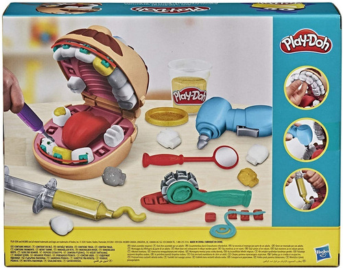 Imagem 5 de 5 de Conjunto Massa De Modelar - Play-doh - Dentista -