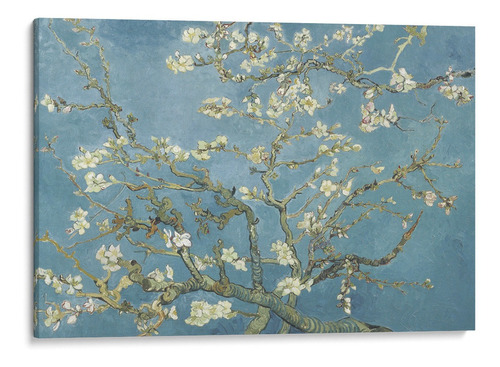 Quadro Decorativo Van Gogh Amendoeira Tela Canvas 40x60 Cm